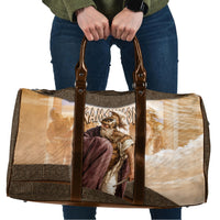 King Of Mycenae Agamemnon Travel Bag Ancient Greek Mythology Classic Warrior Painting