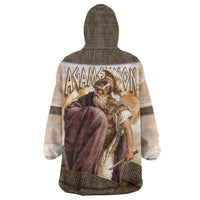 King Of Mycenae Agamemnon Wearable Blanket Hoodie Ancient Greek Mythology Classic Warrior Painting
