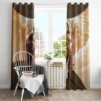 King Of Mycenae Agamemnon Window Curtain Ancient Greek Mythology Classic Warrior Painting
