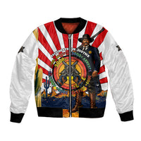 Bass Reeves Bomber Jacket Vintage African American Black Cowboy Western History