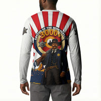 Bass Reeves Button Sweatshirt Vintage African American Black Cowboy Western History
