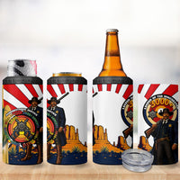 Bass Reeves 4 in 1 Can Cooler Tumbler Vintage African American Black Cowboy Western History
