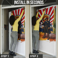 Bass Reeves Door Cover Vintage African American Black Cowboy Western History