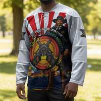 Bass Reeves Hockey Jersey Vintage African American Black Cowboy Western History