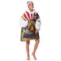 Bass Reeves Kid Wearable Blanket Hoodie Vintage African American Black Cowboy Western History