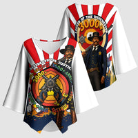Bass Reeves Kimono Sleeve Blouse Vintage African American Black Cowboy Western History