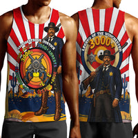 Bass Reeves Men Tank Top Vintage African American Black Cowboy Western History