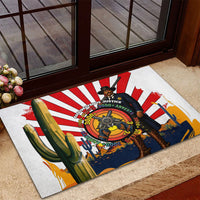 Bass Reeves Rubber Doormat Vintage African American Black Cowboy Western History