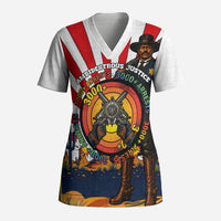 Bass Reeves Scrub Top Vintage African American Black Cowboy Western History