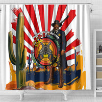 Bass Reeves Shower Curtain Vintage African American Black Cowboy Western History