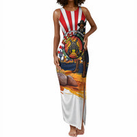 Bass Reeves Tank Maxi Dress Vintage African American Black Cowboy Western History