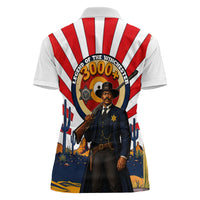 Bass Reeves Women Polo Shirt Vintage African American Black Cowboy Western History