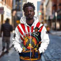 Bass Reeves Zip Hoodie Vintage African American Black Cowboy Western History