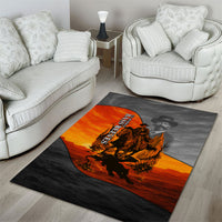 Bass Reeves Area Rug Vintage Black Cowboy Old West Lawman