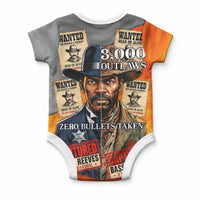 Bass Reeves Baby Onesie Vintage Black Cowboy Old West Lawman