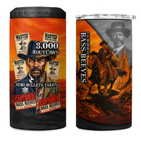 Bass Reeves 4 in 1 Can Cooler Tumbler Vintage Black Cowboy Old West Lawman