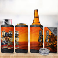 Bass Reeves 4 in 1 Can Cooler Tumbler Vintage Black Cowboy Old West Lawman