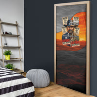 Bass Reeves Door Cover Vintage Black Cowboy Old West Lawman