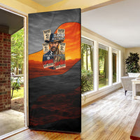 Bass Reeves Door Cover Vintage Black Cowboy Old West Lawman