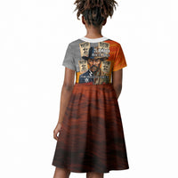 Bass Reeves Kid Short Sleeve Dress Vintage Black Cowboy Old West Lawman
