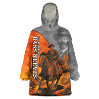 Bass Reeves Kid Wearable Blanket Hoodie Vintage Black Cowboy Old West Lawman