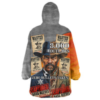 Bass Reeves Kid Wearable Blanket Hoodie Vintage Black Cowboy Old West Lawman