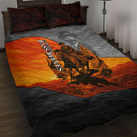 Bass Reeves Quilt Bed Set Vintage Black Cowboy Old West Lawman