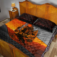 Bass Reeves Quilt Bed Set Vintage Black Cowboy Old West Lawman