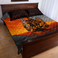 Bass Reeves Quilt Bed Set Vintage Black Cowboy Old West Lawman