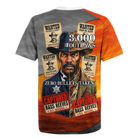 Bass Reeves Rugby Jersey Vintage Black Cowboy Old West Lawman