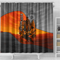 Bass Reeves Shower Curtain Vintage Black Cowboy Old West Lawman