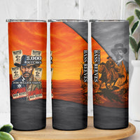 Bass Reeves Skinny Tumbler Vintage Black Cowboy Old West Lawman