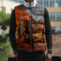 Bass Reeves Sleeveless Puffer Jacket Vintage Black Cowboy Old West Lawman