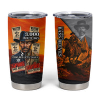 Bass Reeves Tumbler Cup Vintage Black Cowboy Old West Lawman