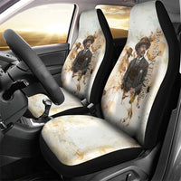 Bass Reeves Spirit Frontier Legend Car Seat Cover African American Marshal Horse Riding Western Watercolor