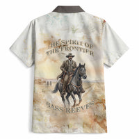 Bass Reeves Spirit Frontier Legend Hawaiian Shirt African American Marshal Horse Riding Western Watercolor
