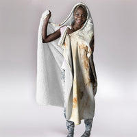 Bass Reeves Spirit Frontier Legend Hooded Blanket African American Marshal Horse Riding Western Watercolor