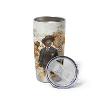 Bass Reeves Spirit Frontier Legend Tumbler Cup African American Marshal Horse Riding Western Watercolor