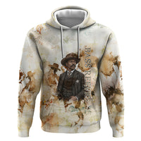Bass Reeves Spirit Frontier Legend Zip Hoodie African American Marshal Horse Riding Western Watercolor