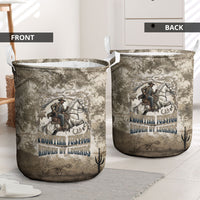 Bass Reeves Legend Black Cowboy Laundry Basket Western Legend Vintage - Legend Of The Frontier