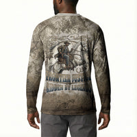 Bass Reeves Legend Black Cowboy Button Sweatshirt Western Legend Vintage - Legend Of The Frontier