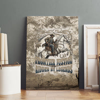 Bass Reeves Legend Black Cowboy Canvas Wall Art Western Legend Vintage - Legend Of The Frontier