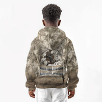 Bass Reeves Legend Black Cowboy Kid Hoodie Western Legend Vintage - Legend Of The Frontier