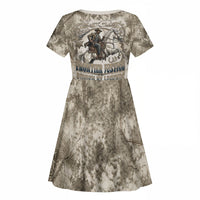 Bass Reeves Legend Black Cowboy Kid Short Sleeve Dress Western Legend Vintage - Legend Of The Frontier