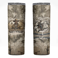 Bass Reeves Legend Black Cowboy Skinny Tumbler Western Legend Vintage - Legend Of The Frontier