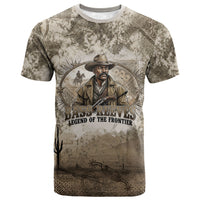Bass Reeves Legend Black Cowboy T shirt Western Legend Vintage - Legend Of The Frontier