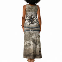Bass Reeves Legend Black Cowboy Tank Maxi Dress Western Legend Vintage - Legend Of The Frontier