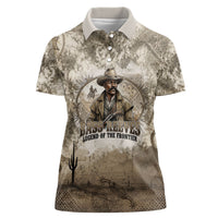 Bass Reeves Legend Black Cowboy Women Polo Shirt Western Legend Vintage - Legend Of The Frontier