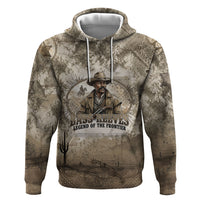 Bass Reeves Legend Black Cowboy Zip Hoodie Western Legend Vintage - Legend Of The Frontier
