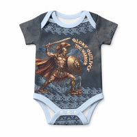 Trojan War Glory Outlives Warrior Baby Onesie Spartan Achilles Warrior Battle Greek